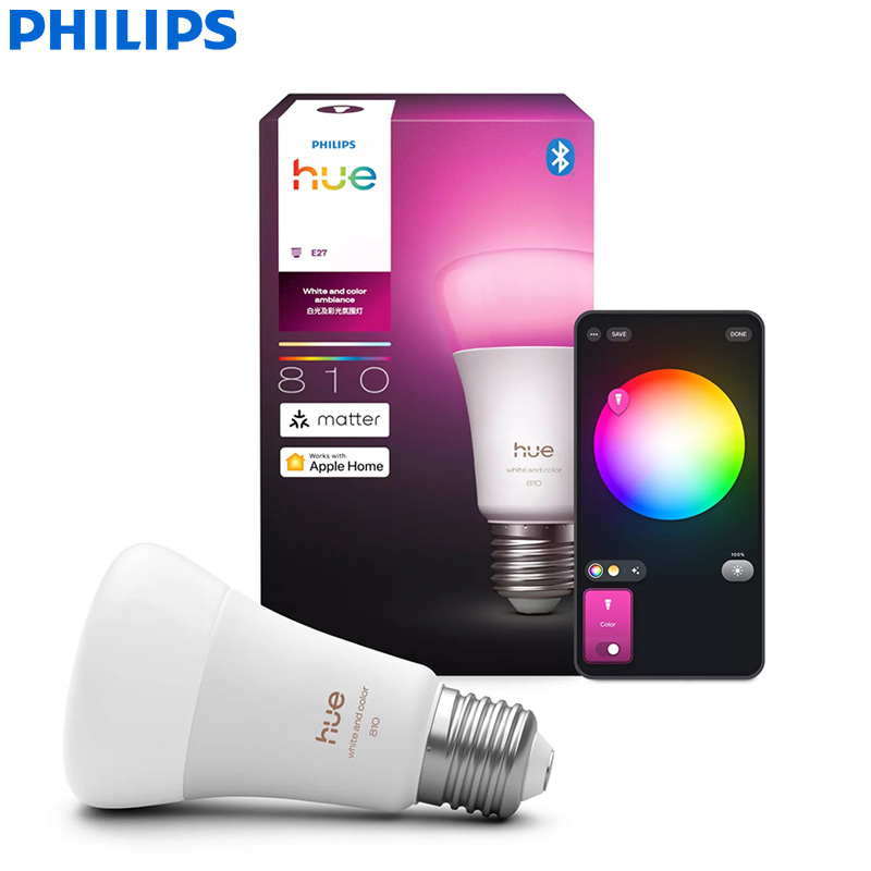 Philips Bulb Hue - フィリップス ヒュー E27 A60 810LM スマートLEDホームライト