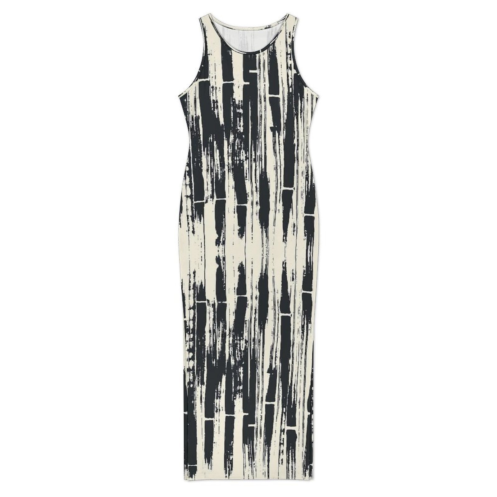 ブラックタイダイドレス ノースリーブ シボリプリント ストリ - Shibori Tie Dye のレビューと価格