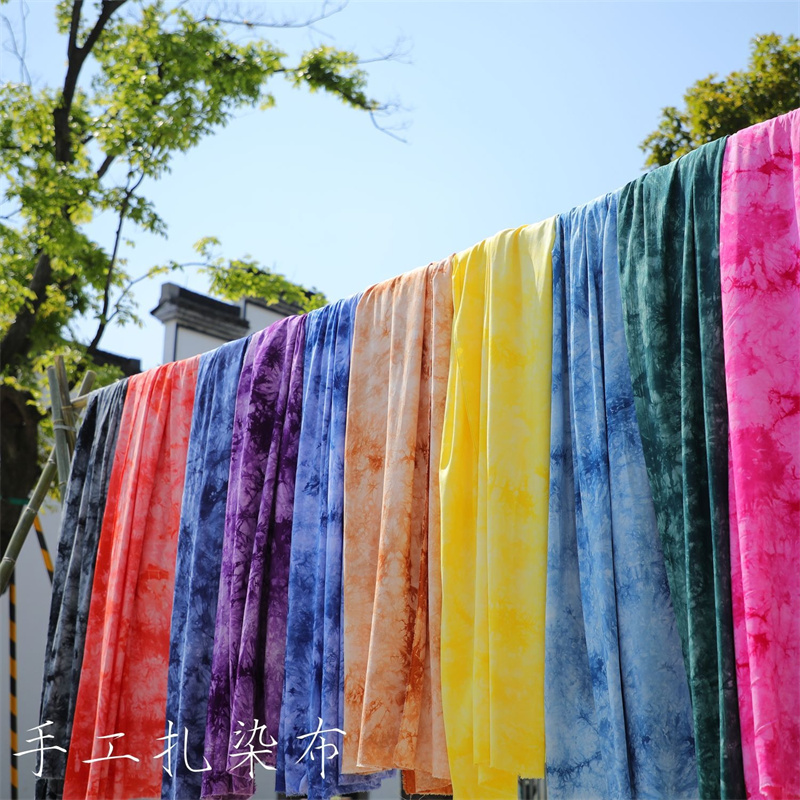 1m ボヘミアン シボリ タイダイ レーヨン生地 エスニック - Shibori Tie Dye のレビューと価格